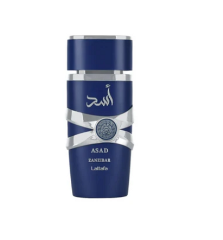 🌺  Lattafa Asad Zanzibar Eau de Parfum para Hombres y Mujeres - Fragancia Exótica y Tropical
