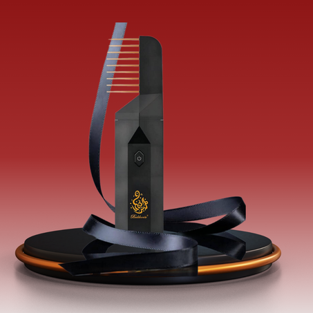 مبخرة شعر إلكترونية مع مشط