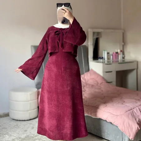 غوب شتوية أنيقة تجمع بين الدفء والفخامة