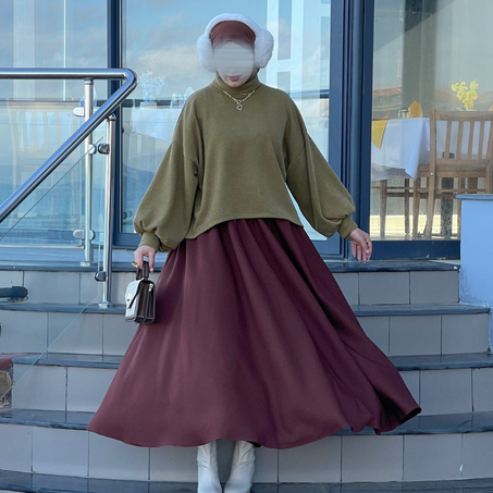 افضل أونسومبل شتوي للمحجبات