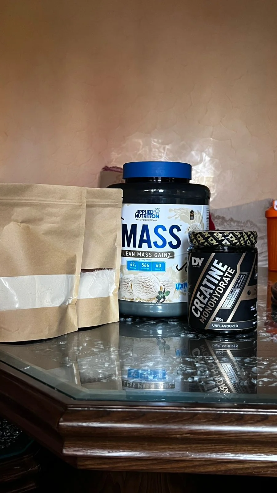 Pack 100g Creatine & 350g  whey protein