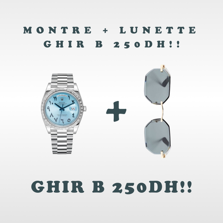 ROLEX ARABIC BLUE + CARTIER GLASSES FABOUUUR!