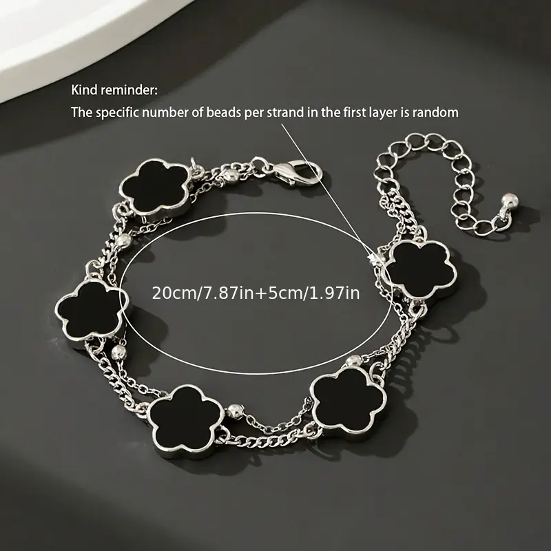 bracelet pendentif   tendance et simple pour homme - cadeau danniversaire à     avec   de perles aléatoire Détails du produit 1