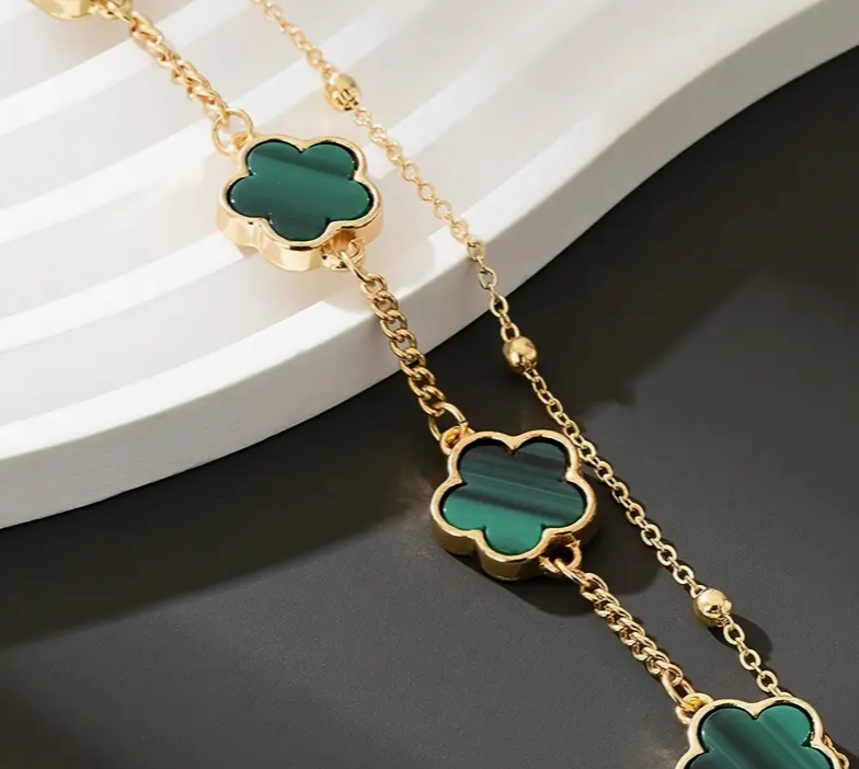 Bracelet Pendentif Trèfle Tendance