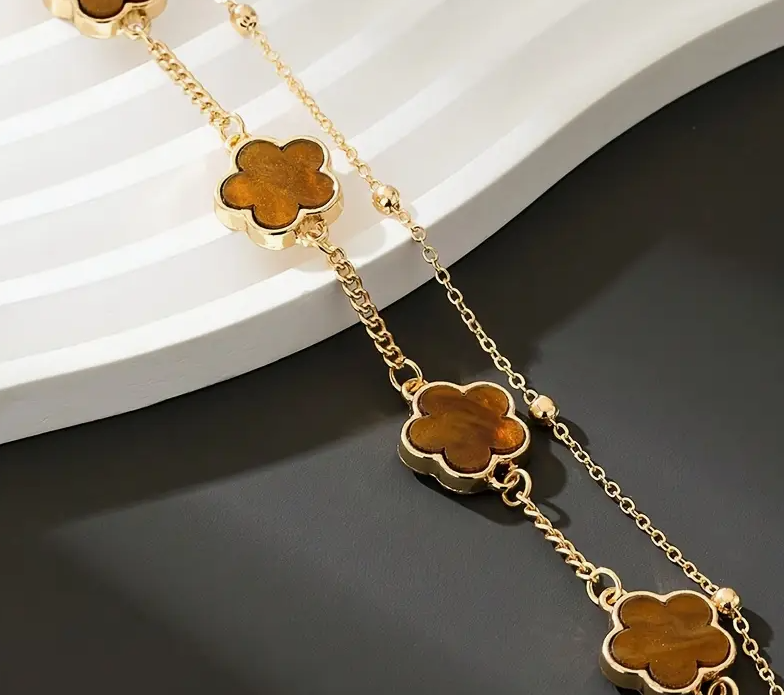 Bracelet Pendentif Trèfle Tendance