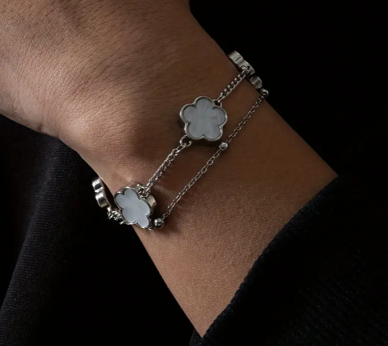 Bracelet Pendentif Trèfle Tendance