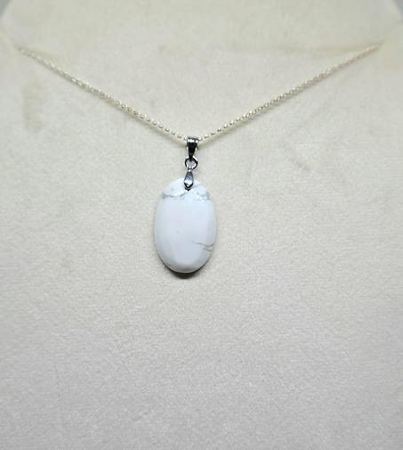 Pendentif "howlite"