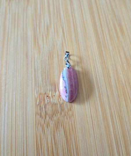 Pendentif "rhodochrosite".