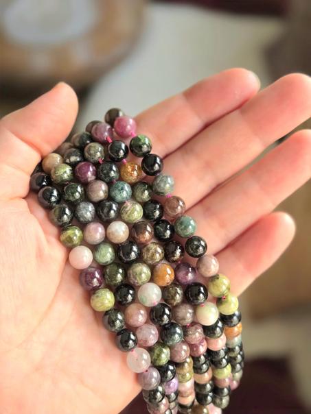 Bracelet "Tourmaline multicouleurs"