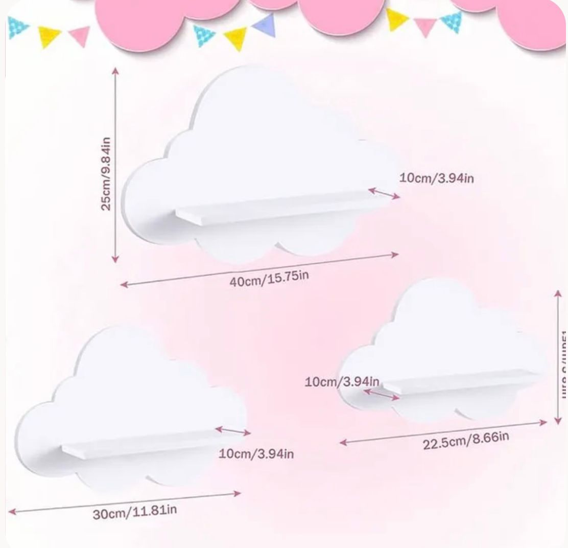 رف على شكل سحابة