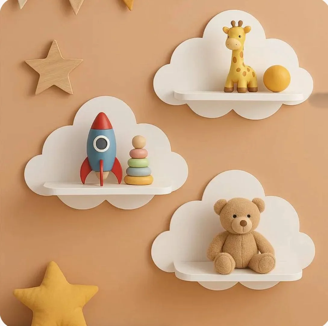 رف على شكل سحابة