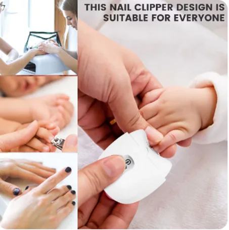 قص الأظافر الكهربائية للرضع الأطفال الكبار كبار السن