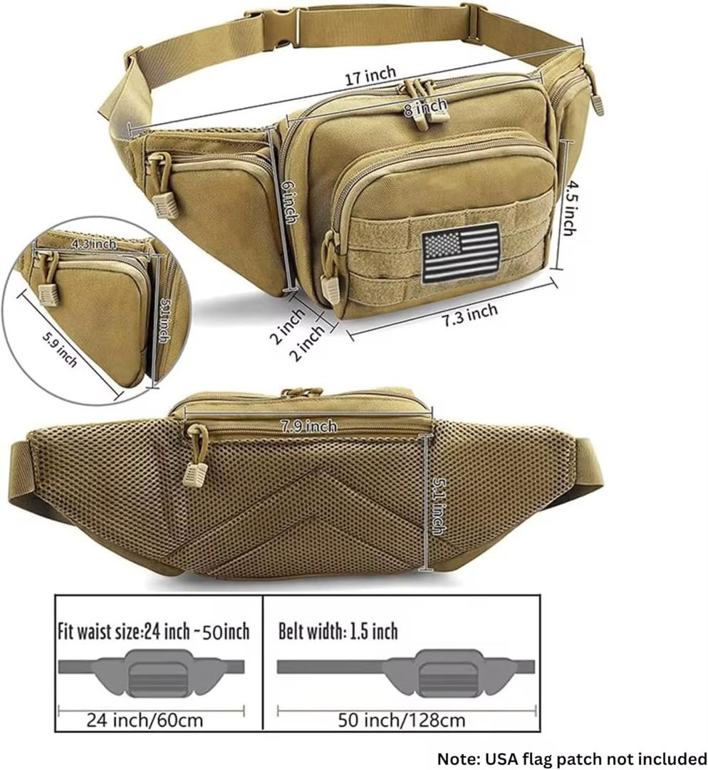 Sac JEAN BARON  Tactique Polyvalent - Haute Résistance