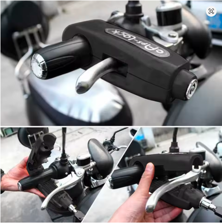 قفل أمان قوي بمفتاحين – تصميم ذكي وسهل التركيب، مصنوع من مواد مقاومة للكسر والصدأ، يناسب جميع الدراجات ويمكن حمله بسهولة أينما كنت