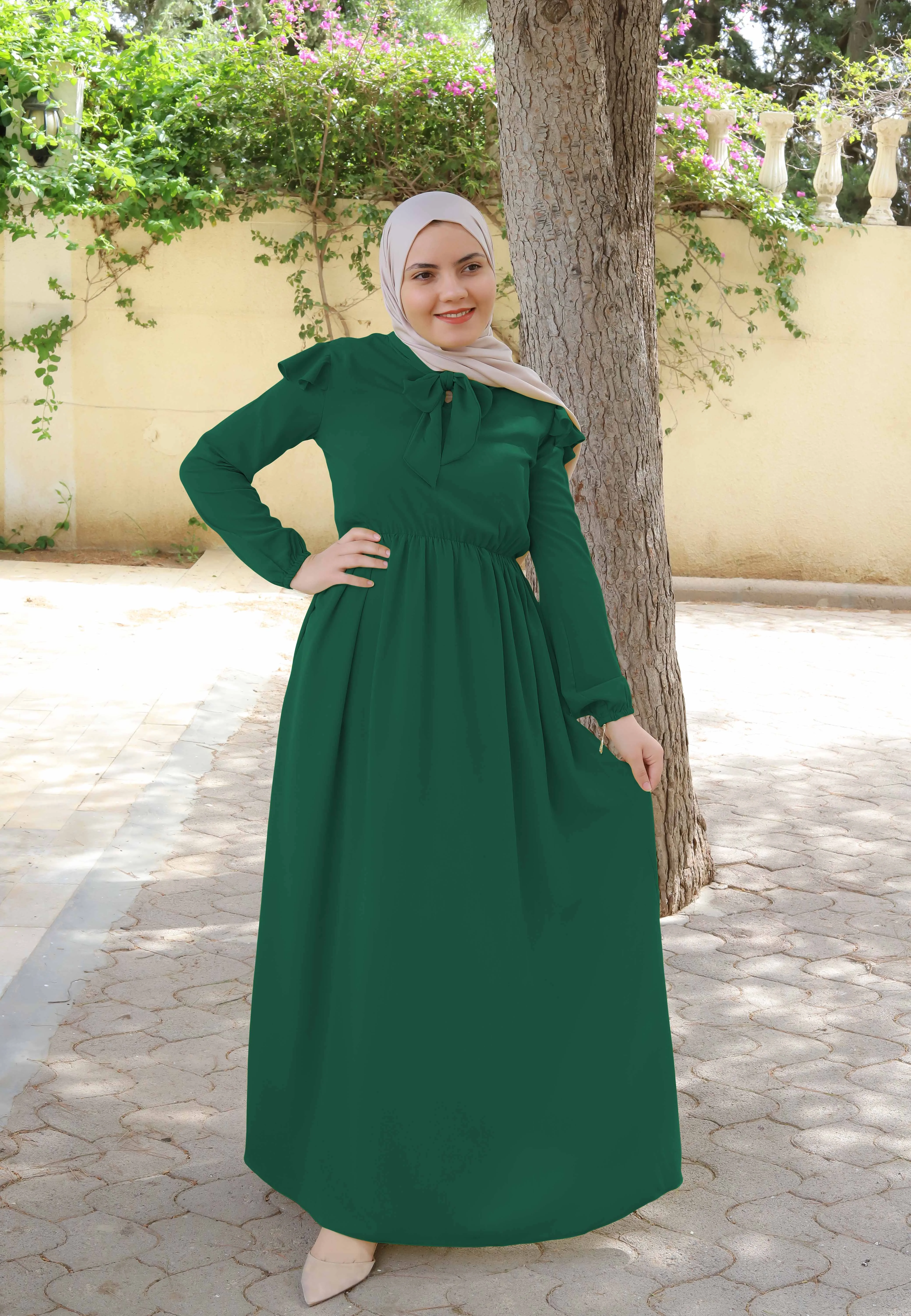 Robe avec Cravate