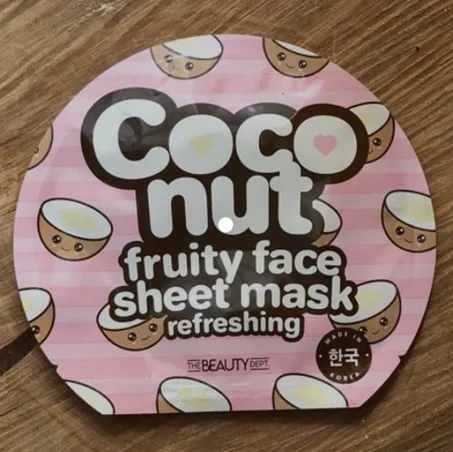 COCONUT fruity face sheet mask refreshing