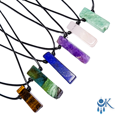 Collier unisexe en pierre naturelle