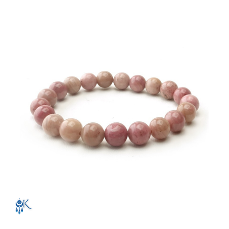 Bracelet en rhodonite rose