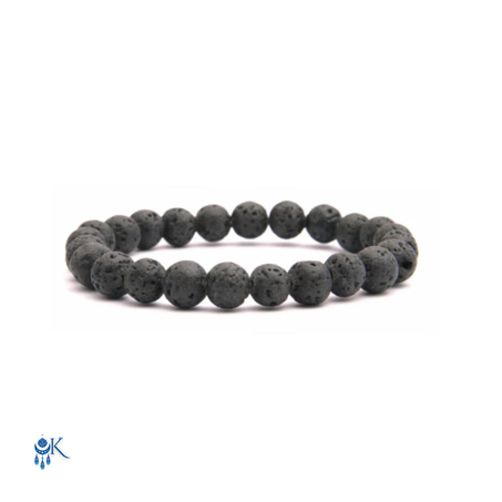 Bracelet en pierres volcaniques