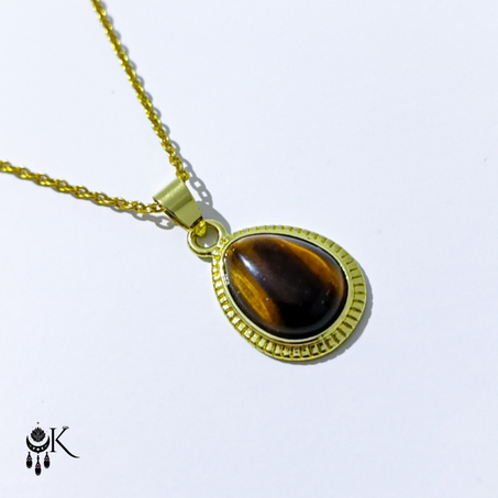 Collier en œil de tigre