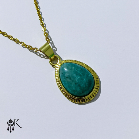 Collier en Amazonite