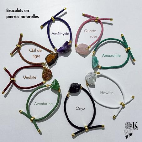 Bracelets en pierres naturelles