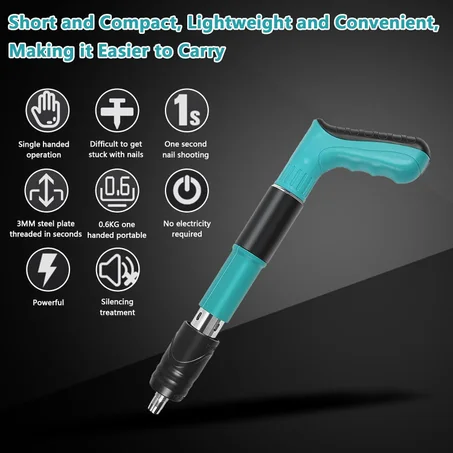 مسدس مسامير يدوي صغير قابلة للتعديل مسدس يخرق الفولاد