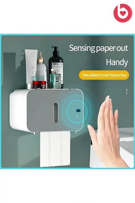 صندوق مناديل مستشعر تلقائي مثبت على الحائط