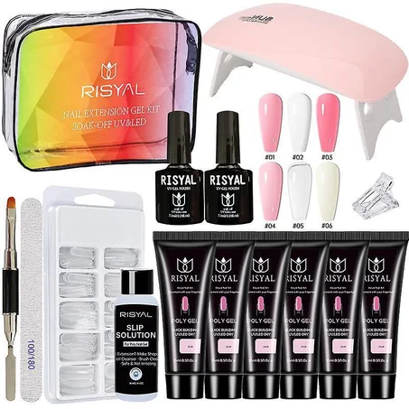 بكج بناء الاظافر الاحترافي المتكامل POLY GEL