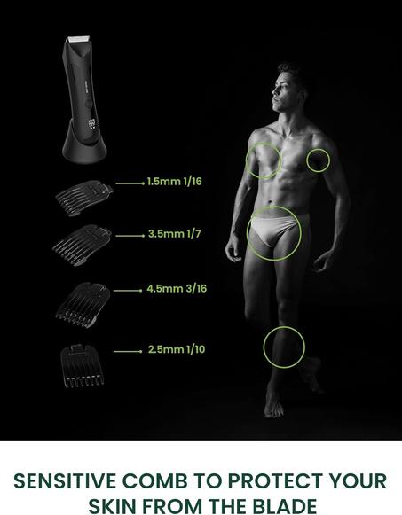 استمتع بحلاقة آمنة ومريحة مع ماكينة العناية بالمناطق الحساسة
