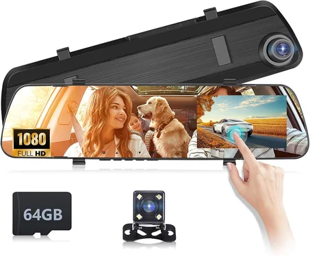 حوّل سيارتك إلى سيارة ذكية مع مرآة داش كام 2 في 1