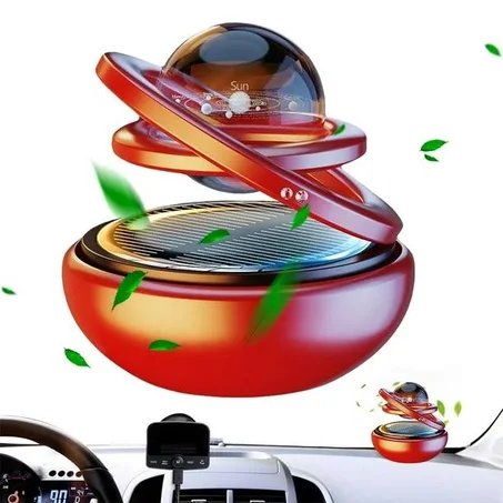 فواحة معطرة جو للسيارة تعمل بالطاقة الشمسية