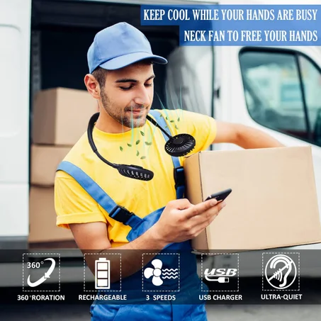 مروحة الرقبة محمولة