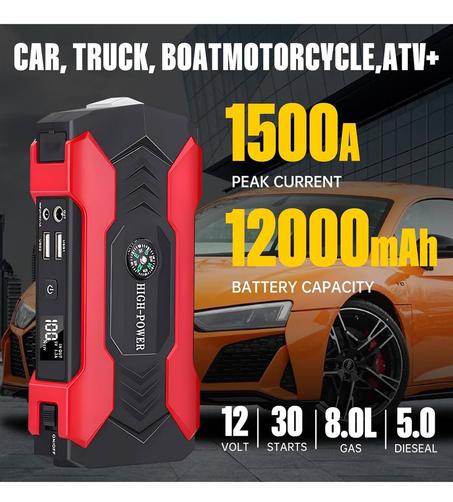 لا تدع بطارية سيارتك تخذُلك مجدداً! اكتشف الحل الشامل: جهاز تشغيل السيارة المتعدد الوظائف (Jump Starter) وبنك الطاقة!