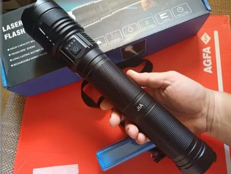 🔦كشاف ليزر قوي متعدد الاستخدامات – Laser Cannon Flashlight