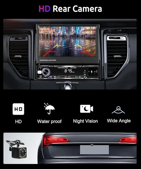 مسجل سيارة بشاشة متحركة – Model 8325 (MP5 Car Stereo)