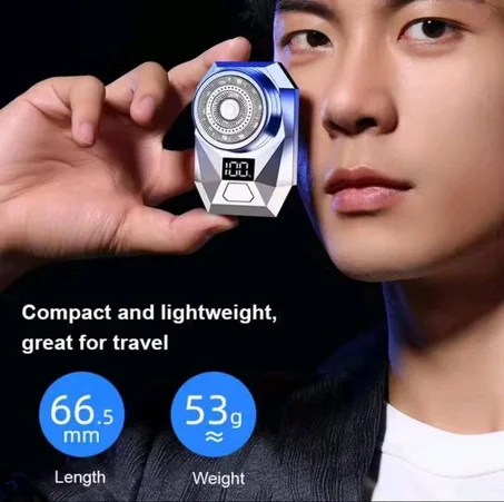 ماكينة الحلاقة الذكية صغيرة الحجم وخفيفة الوزن مقاومة للماء