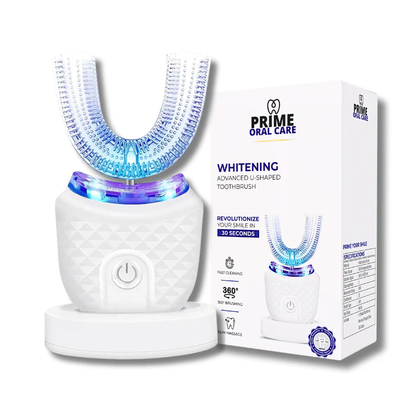 فرشاة أسنان على شكل حرف U