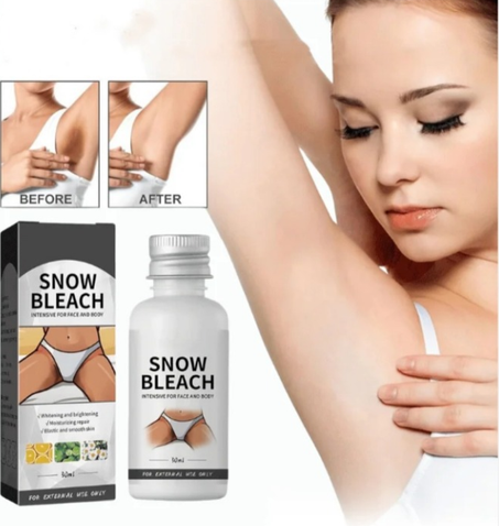 ✨ اكتشفي سر البشرة المضيئة مع SNOW BLEACH ✨
