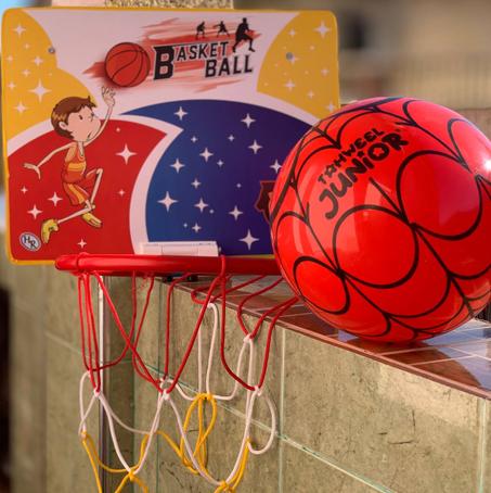 لعبة كرة سلة + كرة هدية مجانية