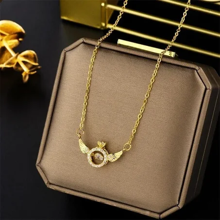 قلادة اجنحة الملاك الاصلية