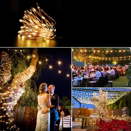 سلسلة اضواء بالطاقة الشمسية