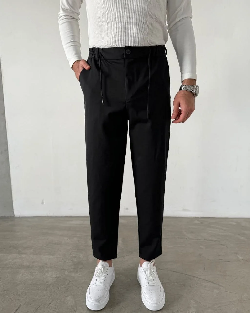 Modern Black Trousers