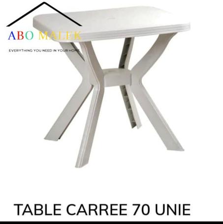 table blanc atlas plastiqe