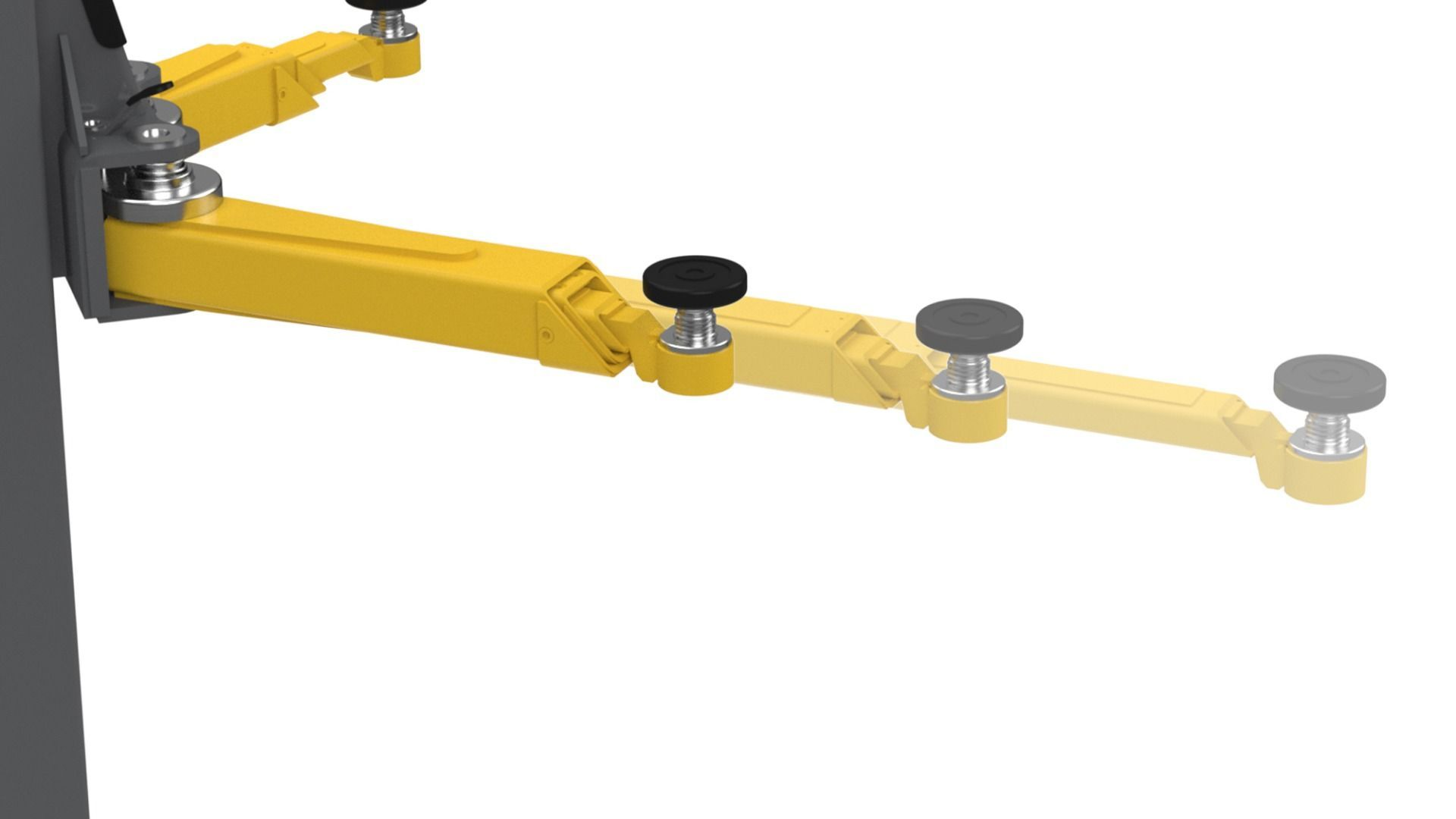BendPak 10AP 2-post lift with triple telescoping arms