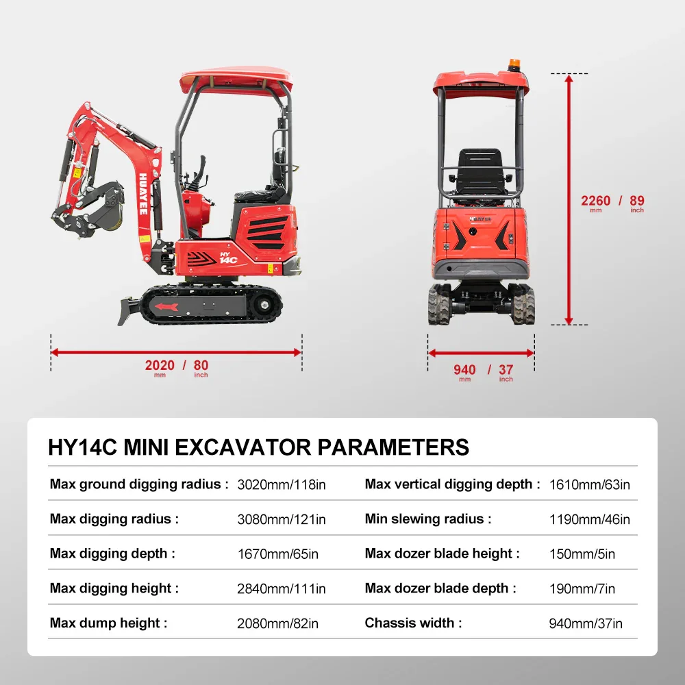 HY14C Mini Excavator