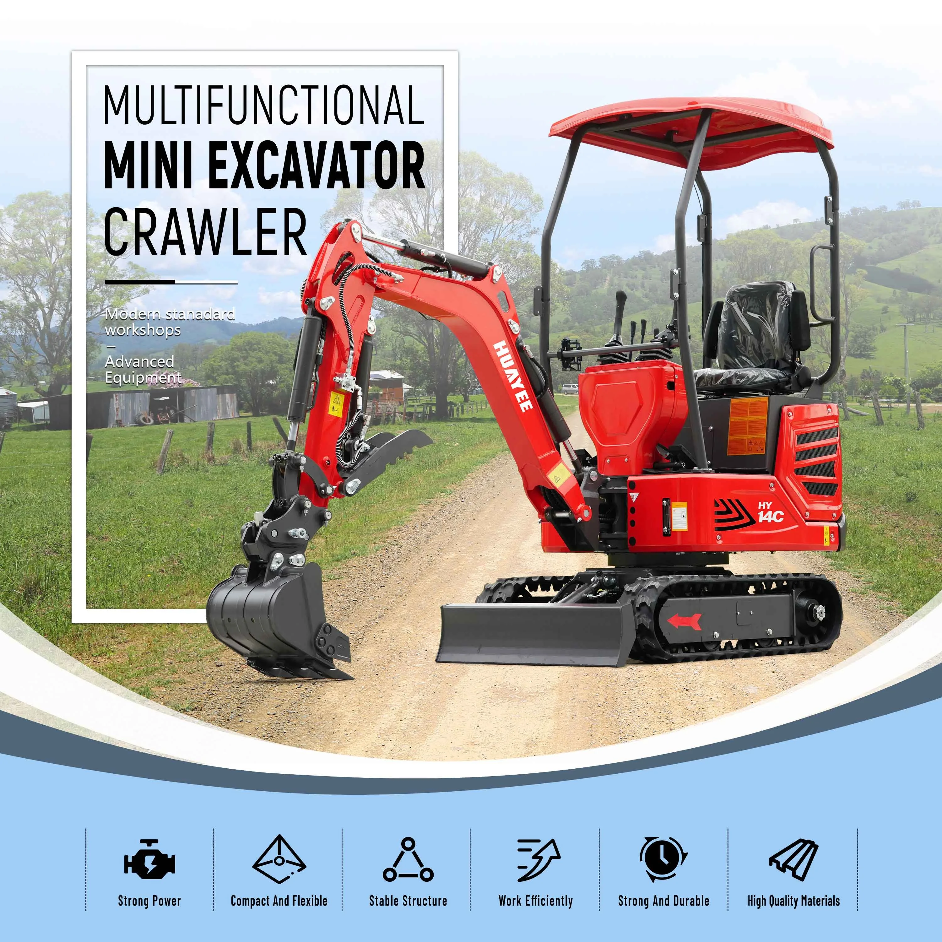 HY14C Mini Excavator