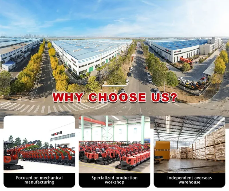 mini excavator huayee factory