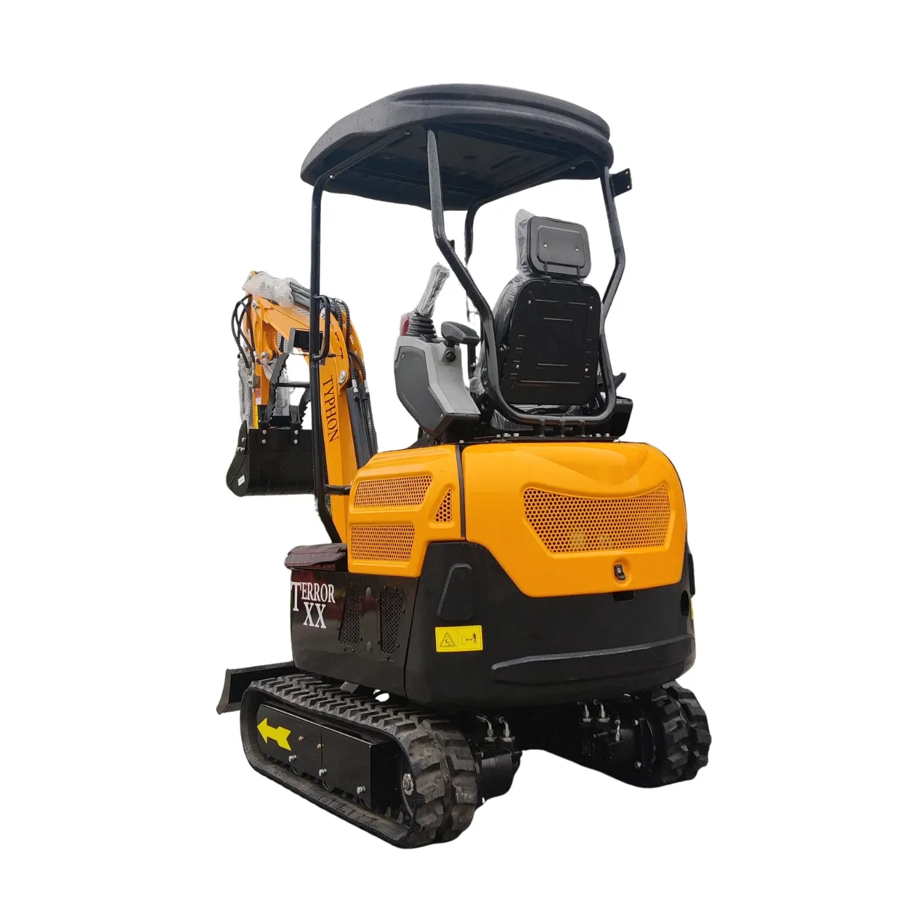 TYPHON TERROR XX 4000lb Mini Excavator 12 Attachments Kubota D902 Diesel Engine