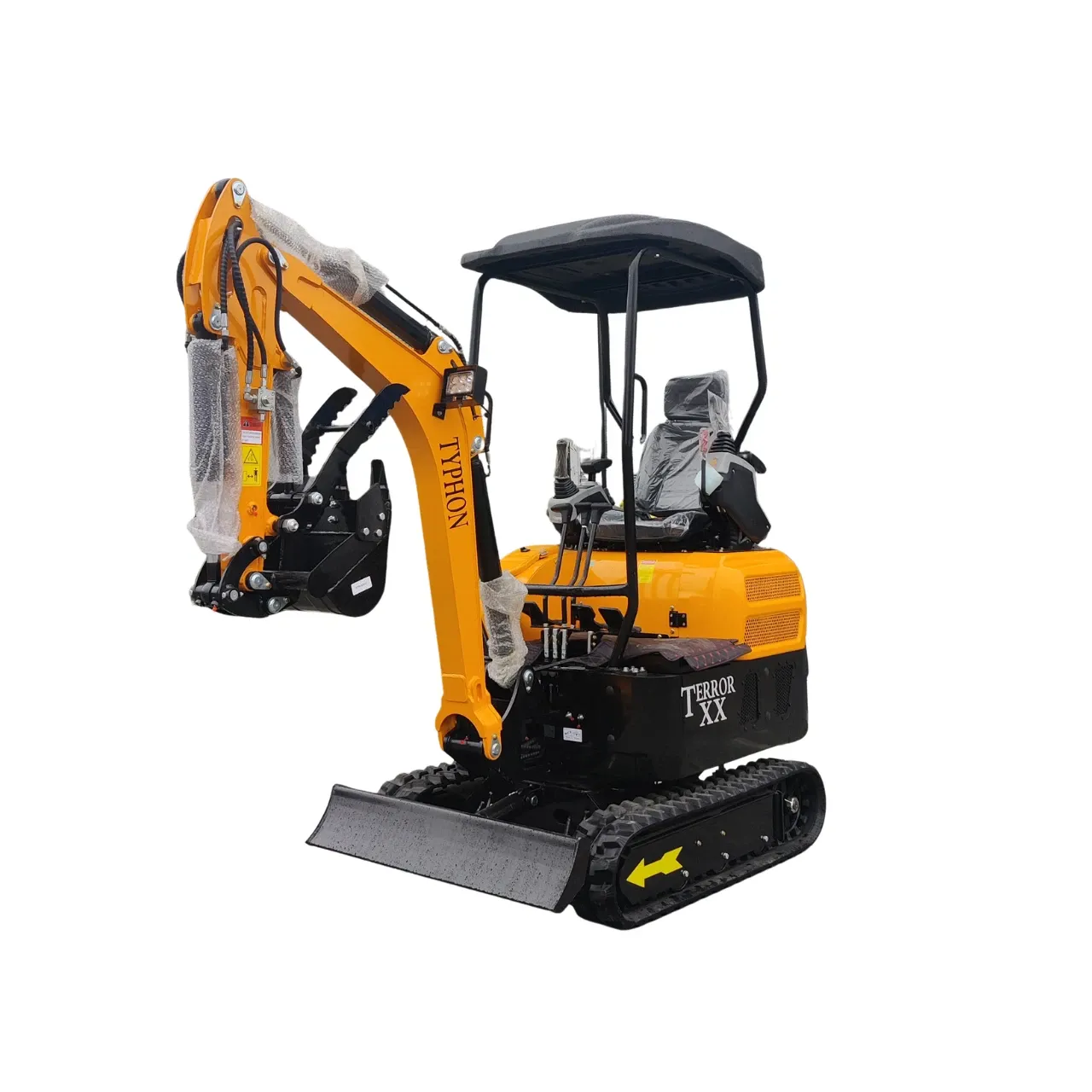 TYPHON TERROR XX 4000lb Mini Excavator 12 Attachments Kubota D902 Diesel Engine